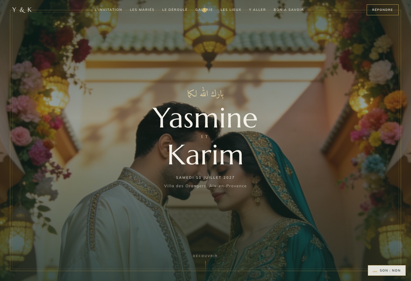 Modèle Mariage musulman